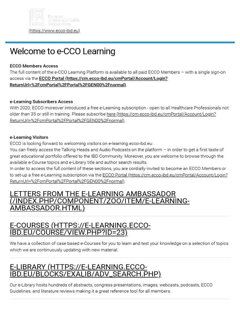 adjektiv Ansættelse Skænk Welcome To e-CCO Learning | PDF | Educational Technology | Cyberspace