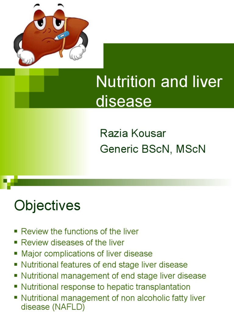 Nutrition and Liver Diseases PDF Liver Cirrhosis