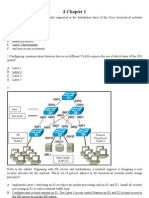 Cisco hierarchical network model and VTP configuration