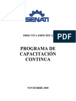 SEN DIRE-07 - Programa de Capacitación Continua