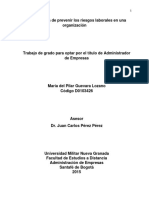 Seguridad y Salud en El Trabajo