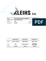 Plan de Respuesta Ante Emergencias - Kleihs
