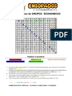 Sopa de Letra - Grupo Economicos