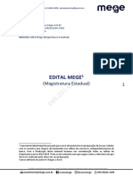 Edital Magistratura Estadual - MEGE