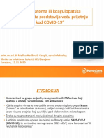 Inflamatorna Desavanja Kod COVID19