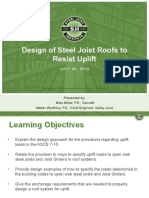 Design of Steel Joist Roofs To Resist Uplift 071916 Final