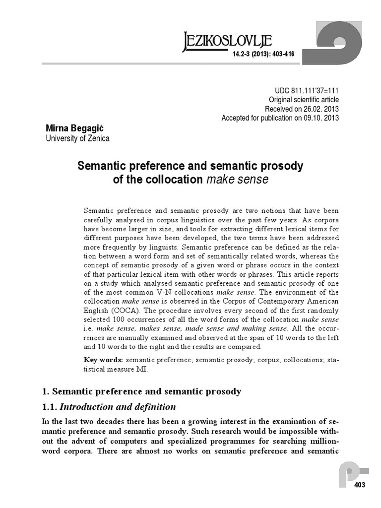Semantic Prosody | PDF | Word | Linguistics