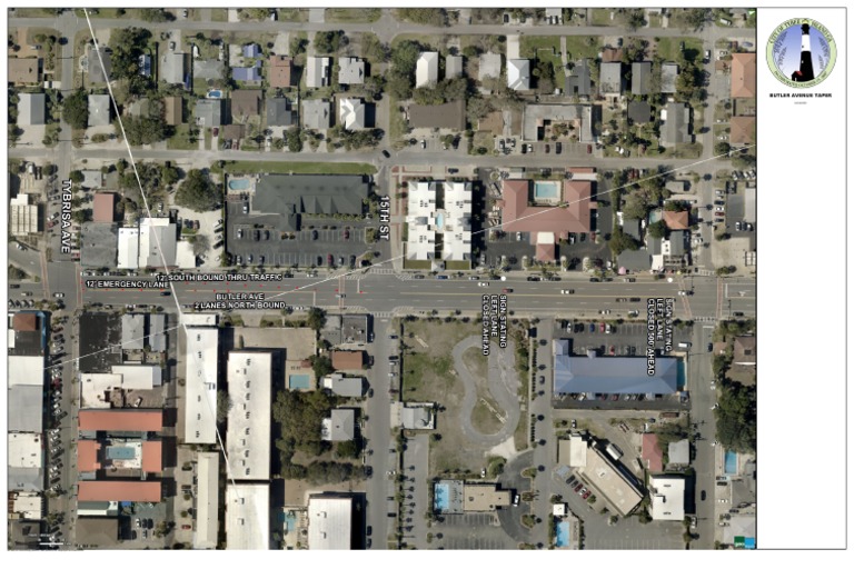 Butler Avenue Taper Map | PDF | Science & Mathematics