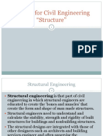 English For Civil Engineering "Structure"