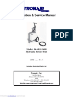 Operation & Service Manual: Model: 06-4035-3600 Hydraulic Service Unit