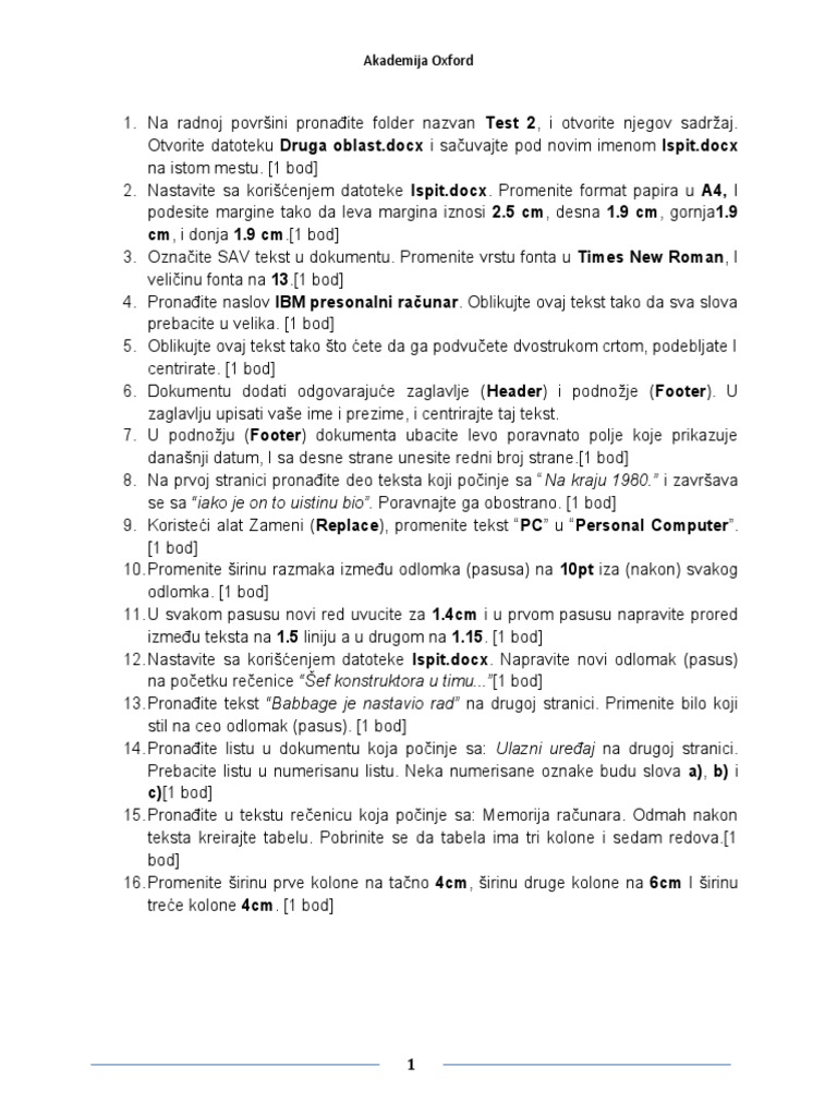 Word Test | PDF