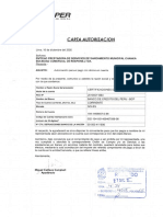 Carta de Autorización