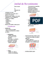 Tecido Epitelial, Conjuntivo e Glandular