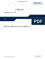 January 2010 MS - C4 Edexcel