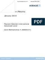 January 2014 (IAL) MS - C4 Edexcel