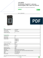 PowerPact J-Frame Molded Case Circuit Breakers - JDL36250