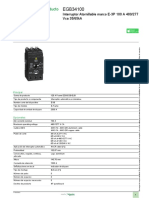Tableros de Distribución Eléctrica NF - EGB34100