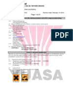 BAT 0002 Datasheet 8. X810 MEU MSDS Lead Battery Yuasa NP2 12