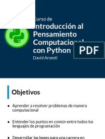 Introduccion Al Pensamiento Computacional Con Python