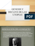 Genesis y Declive de Las Utopias Xiii