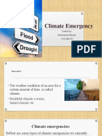 Climate Emergency: Created By: Muhammad Salman 2018-EE-301