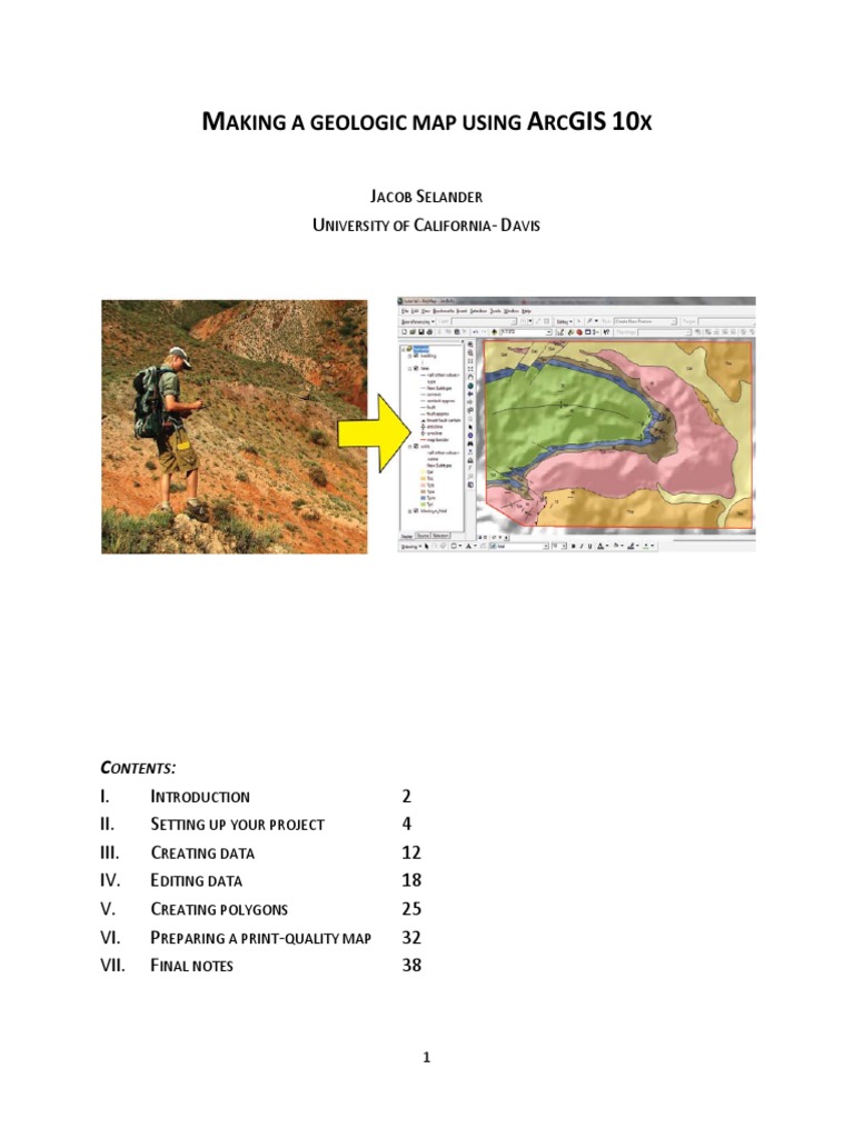 Make A Geological Map | Download Free PDF | Arc Gis | Geographic Data ...