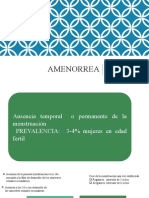 Amenorrea