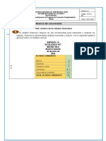 Taller Análisis de Los Estados Financieros