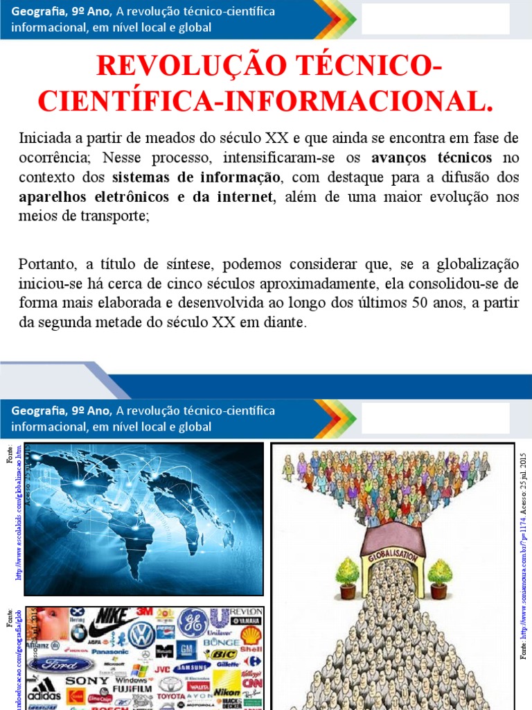 A Revolução Técnico-Científica Informacional | PDF | Geografia ...