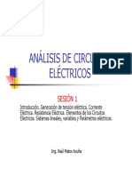 Análisis de circuitos eléctricos sesión 1