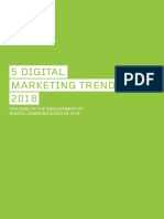 5 Digital Marketing Trends 2018