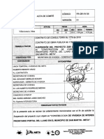 Acta de Comite Suspension