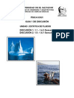 Guía 1 de Discusión 2021 (D1, D2) - Estática de Fluidos