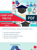 KONSEP DASAR PENELITIAN