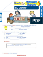 El Verbo y Los Tiempos Verbales Para Tercer Grado de Primaria