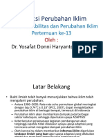 PROYEKSI PERUBAHAN IKLIM