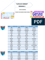 Lista de Verbos