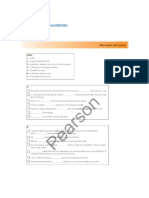 Verb Patterns and Tenses - Pre FCE