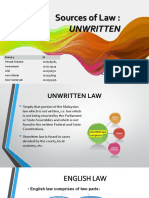 Group 5 - Task 1 - Unwritten Law