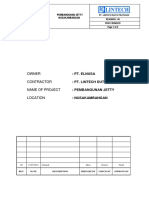 Owner Contractor Name of Project Location:: Pt. Elnusa: Pt. Lintech Duta Pratama: Pembangunan Jetty: Nusakambangan