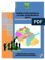 Indikator Kinerja Utama Perubahan (IKU) : Inspektorat Daerah 2019
