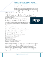 စာသင္ခန္းသံုး အဂၤလိပ္စကားေျပာ - ၁၀၂