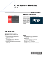 WEB-8000 IO Remote Modules Specification Data Sheet 31-00134EF