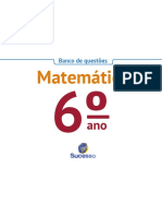 Banco de questões de matemática do 6o ano