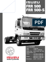 Isuzu FRR 500 Medium/Long Diesel Work Truck Spec Sheet