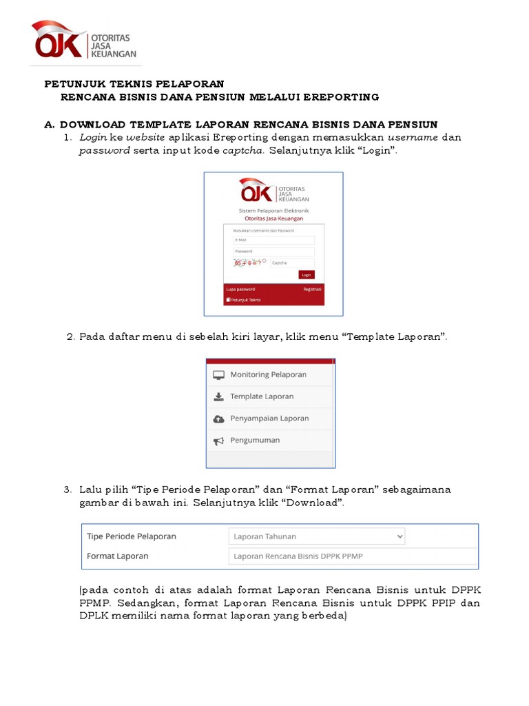Panduan Ereporting Rencana Bisnis DPPK | PDF | Pengelolaan Keuangan & Uang