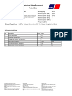 Technical Sales Document: - Product Data