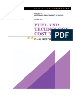 Fuel and Technology Cost Review Report