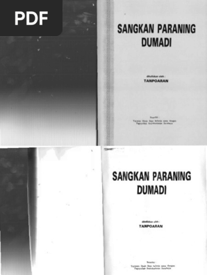 Sangkan Paraning Dumadi Tanpoaran Pdfdrive Pdf