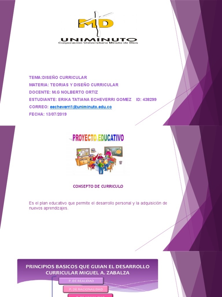 Diseño Curricular | PDF | Plan de estudios | Aprendizaje